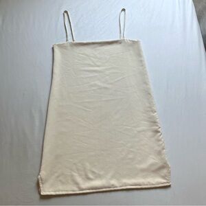 ROCHA SWIM SANTA BARBARA ivory cream sleeveless mini slip dress